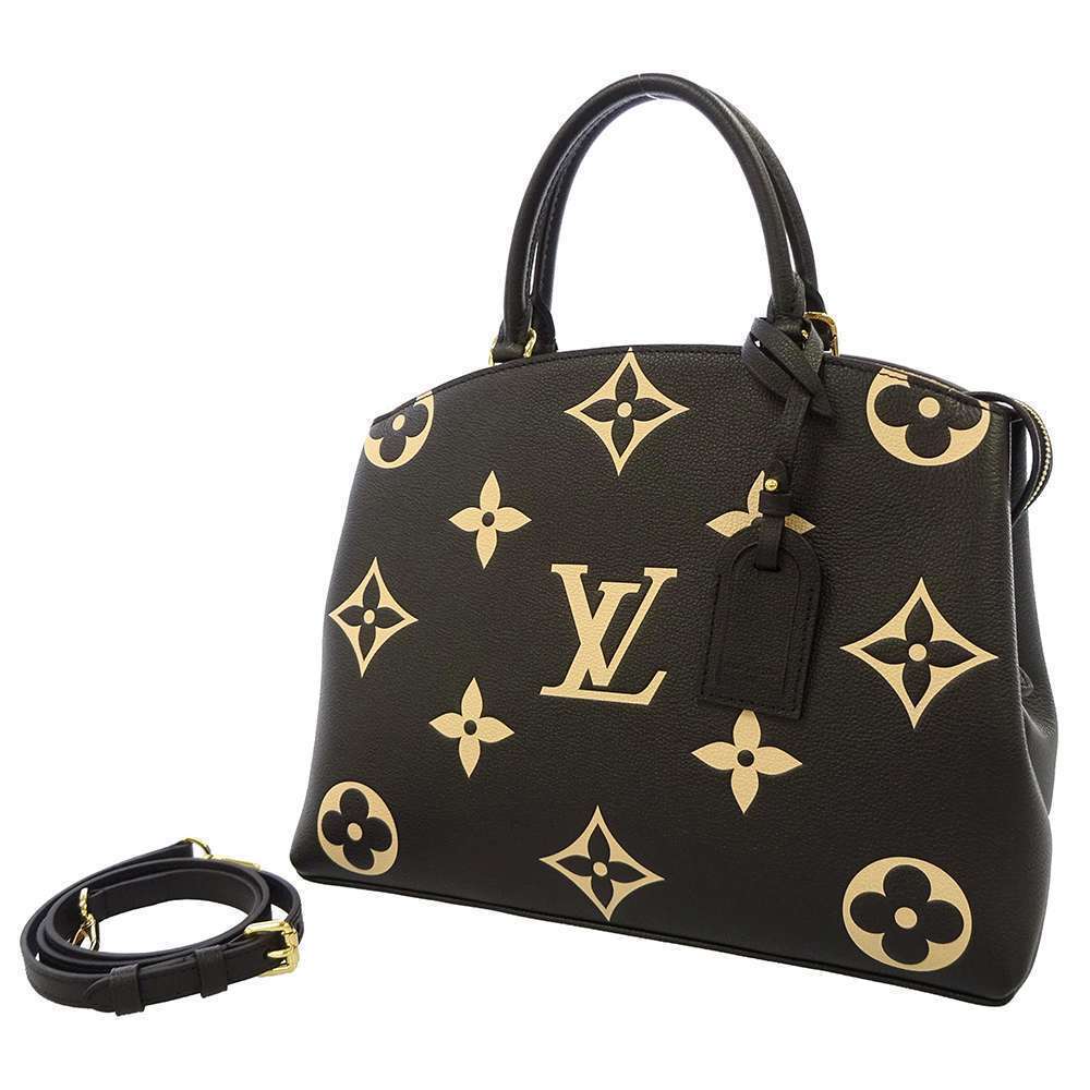 Louis Vuitton Monogram Empreinte Grand Palais Handbag Shoulder Bag Black